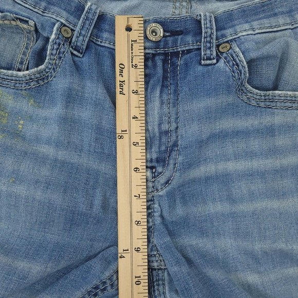 BKE Derek Bootleg Distressed Jeans READ CONDITION Mens Size 32XL Faded Denim - Picture 4 of 16